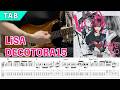 【TAB譜】LiSA / DECOTORA15 を弾いてみた! #ギター #jpop #アニソン