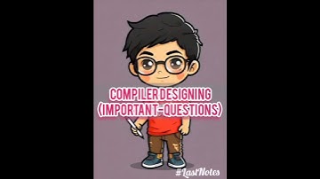 #LastNotes of COMPILER DESIGNING(Important Questions)B.tech Sem-5.....take it or leave it 😉