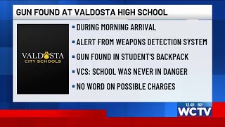 Gun found in Valdosta High School student’s backpack by weapons detection system