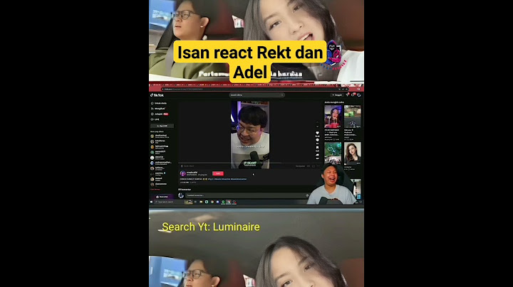 Momen Isan Luminaire🤡 react video Gustian Rekt dan Adel | Rekt join membership Adel💘? #shorts