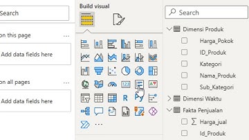 Data Interaktif menngunakan filter dan slicer di power bi