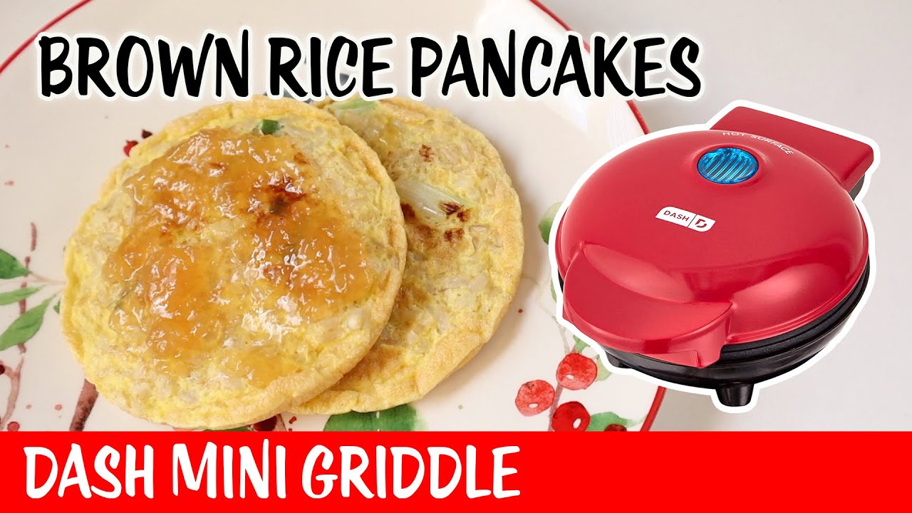 Brown Rice Pancakes - Dash Mini Griddle - Day 1 Bonne Maman Advent