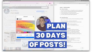 How to Organize Facebook Postcards for a Whole Month Using ChatGPT + Google Docs