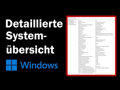 Detaillierte Systemübersicht aufrufen (Hardware auslesen) - Windows | PathTM