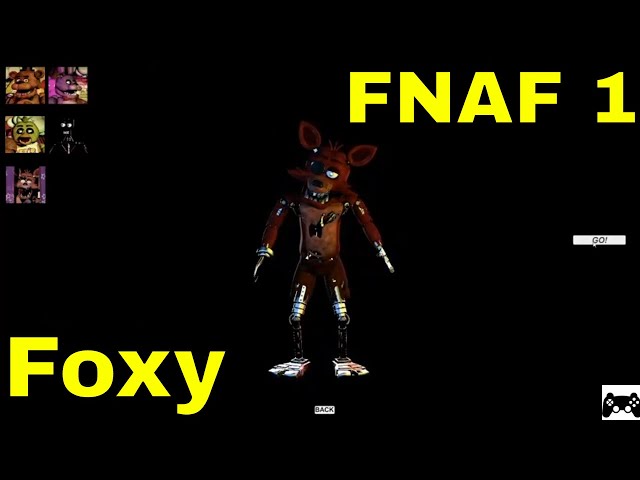 FNAF 2 Playable Animatronics Playing As Withered Foxy (No Commentary) -  Squishy Main 