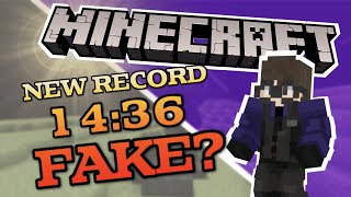 The New Minecraft World Record is Insanely Fast and Really Weird