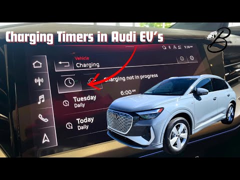 How to setup Charging Timers in Audi EV’s!
