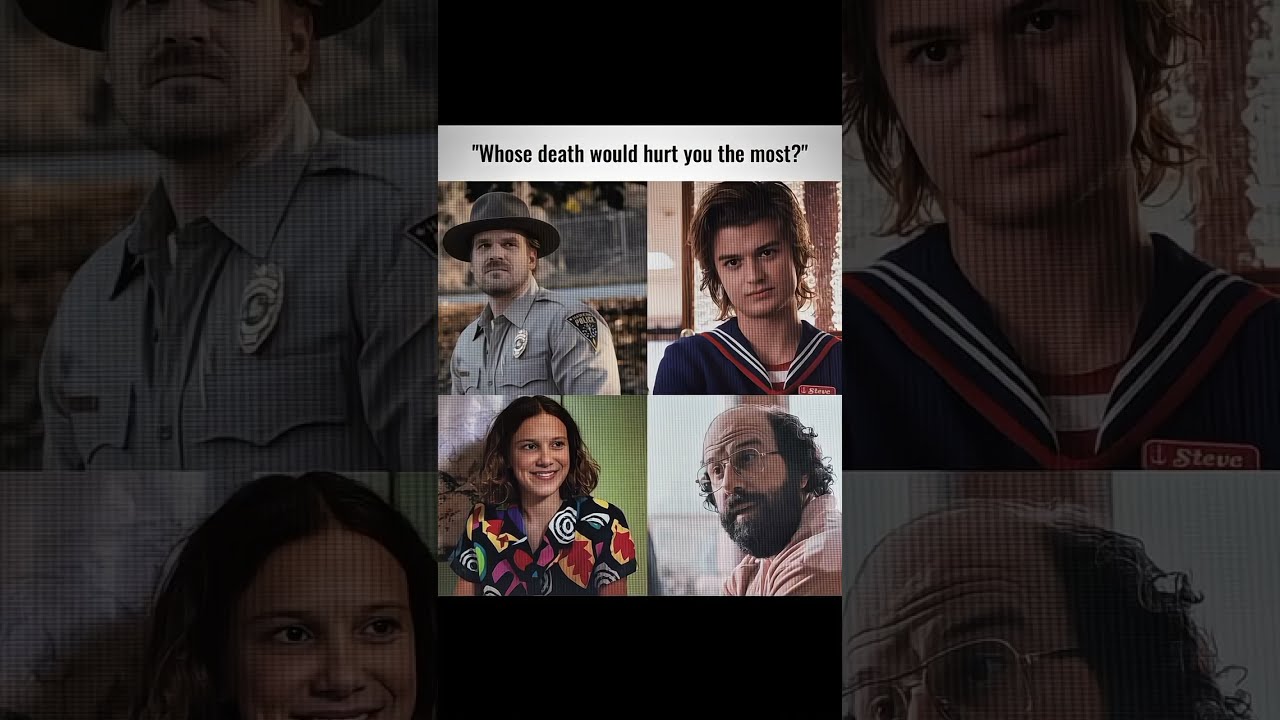 Stranger Things 5 Whose Death Would Hurt You The Most Strangerthings Trending Shorts
