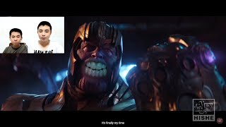 REACTING TO AVENGERS INFINITY WAR - HISHE dubs (Spoilers)