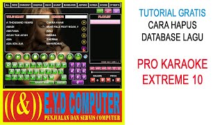 CARA HAPUS SEMUA LAGU KOSONGKAN DATABASE PRO KARAOKE EXTREME 10 - TUTORIAL screenshot 2