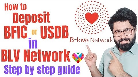 How to deposit BFIC or USDB in BLove Network Wallet #tech #blove_network