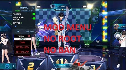 MOD MENU ZING SPEED MOBILE , GIA TỐC BẢN ĐỒ , TỐC BIẾN , CWW NHANH , SIÊU CHUYỂN HƯỚNG 50K