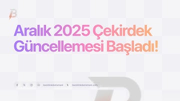 Aralık 2025 Çekirdek Güncellemesi Başladı!