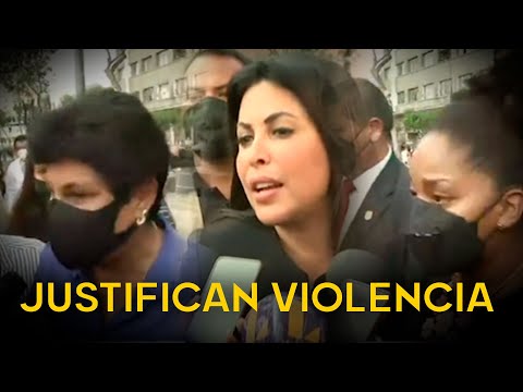 Patricia Chirinos, Norma Yarrow y Rosangella Barbarán justifican actos de violencia en marcha