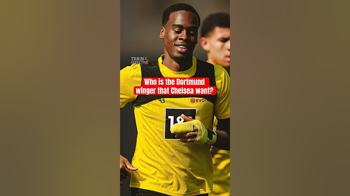Who Is The Dortmund Winger That Chelsea Want? #footballshorts