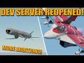DEV SERVER REOPENED! NEW AGM-84H! NEW PHYSICS! SKINS & MORE ADDITIONS! - War Thunder