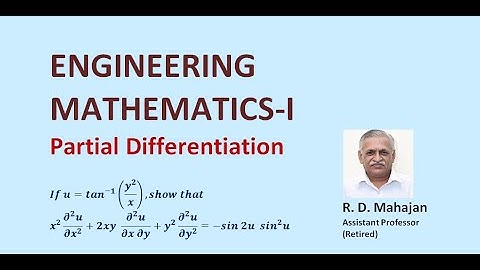 Engineering Mathematics 1I Unit 2: Partial Differentiation I Topic: Euler’s Theorem