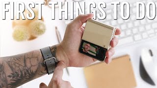 Samsung Galaxy Z Flip 3 - First Things To Do!