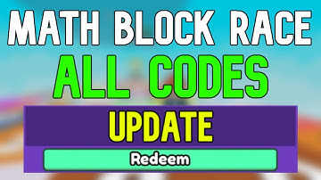 New Math Block Race Codes | Roblox Math Block Race Codes (January 2024)