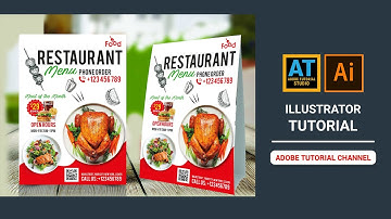 How to make restaurant menu design in illustrator​ | Adobe Tutorial