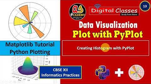 Matplotlib Tutorial -13| PyPlot Histogram Tutorial | What is Histogram & bins | XII IP Python CBSE