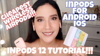 INPODS 12 - HOW TO USE, HOW TO CHARGE, AND MULTIFUNCTION KEY TUTORIAL!!! | CathyHerrmann