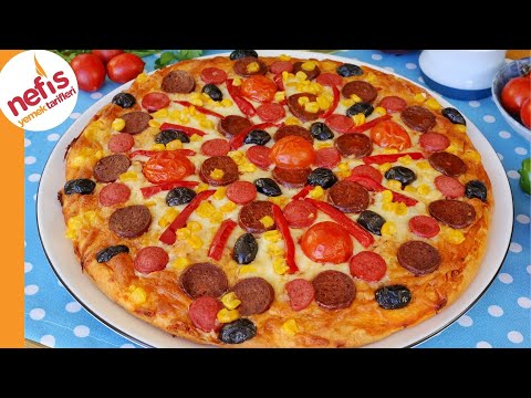 Video: Mayasız Basit Bir Pizza Tarifi