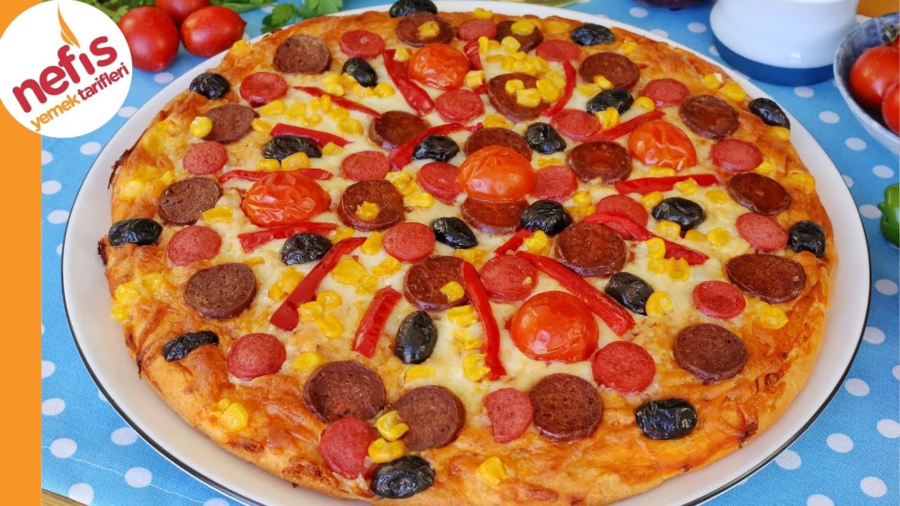 Mayasız Hamurdan Pizza | Nasıl Yapılır?