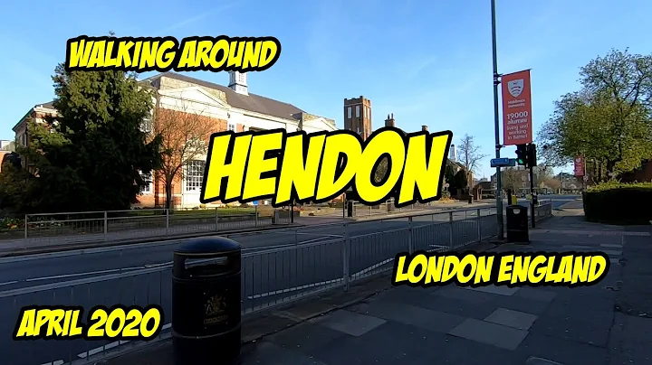 Walking Around Hendon, London England April 2020 #...