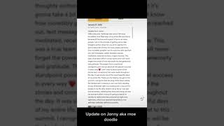 Update On Jonny Aka Moe Doodle