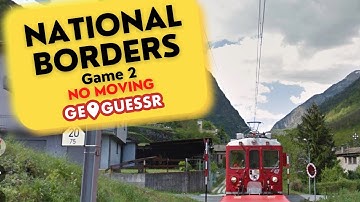 GeoGuessr - National Borders - Game 2: NO MOVING [PLAY ALONG] Perfect round + lucky guess | Ep 281