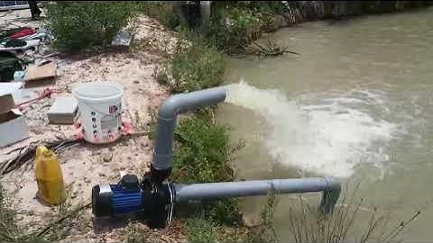 Chạy thử BƠM NƯỚC NĂNG LƯỢNG MẶT TRỜI 2HP