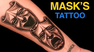 The ski mask - Tattoo time lapse 