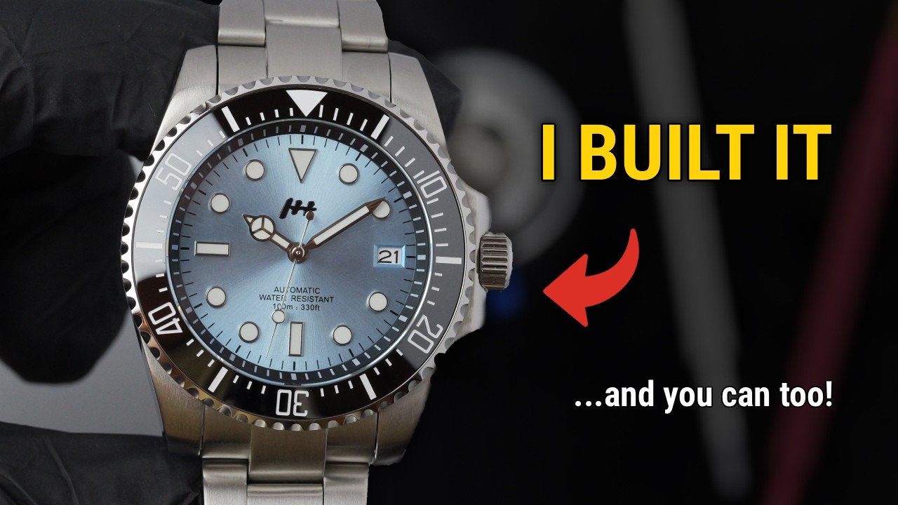 I Built the Ice-Blue Diver Everyone’s Hyping | Longines HydroConquest Inspired Seiko Mod