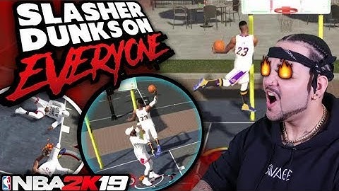 NBA 2K19 BEST SLASHER DEMIGOD BUILD 🔥 CONTACT DUNKS LIKE CRAZY 🔥 INSANE CONTACT DUNK ALLEY OOP  😮