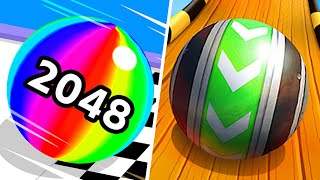 Ball Run 2048 | Sky Rolling Ball 3d - All Level Gameplay Android,iOS - NEW UPDATE Best Games screenshot 5