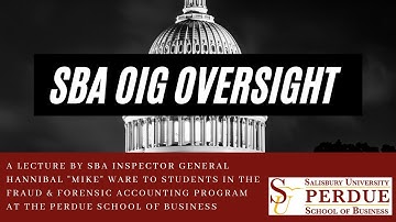 Pandemic Fraud and SBA OIG Oversight