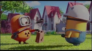 Minions And More 2 | Minions mow the lawn scene