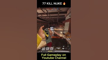 77 kill nuke 6 #cod #callofduty #codm #rankednuke #warzone