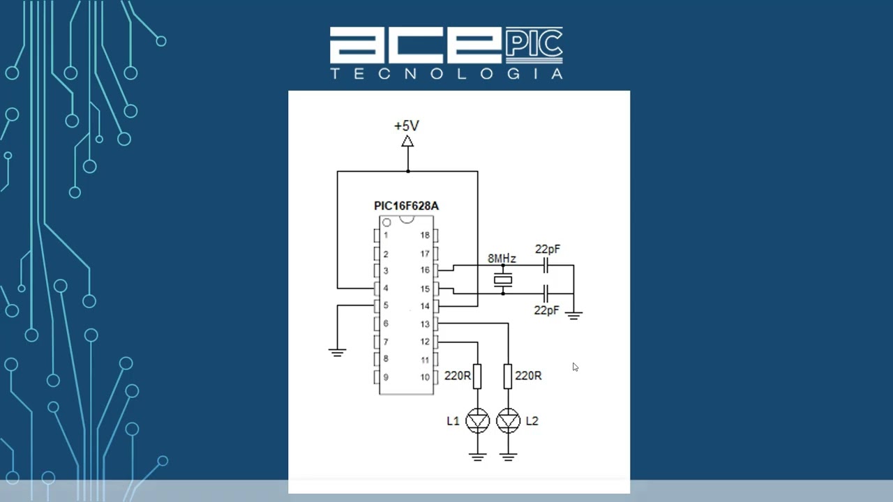 Projeto com o compilador MPLAB XC8 e o PIC16F628A