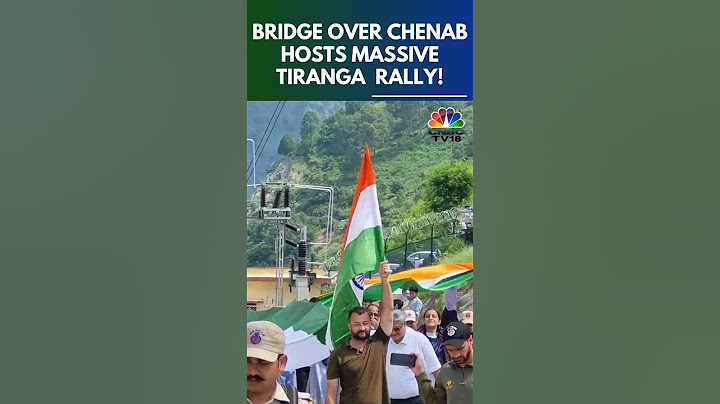 78th Independence Day | Tricolour Flutters On Chenab Bridge In Jammu-Kashmir | N18S | CNBC TV18