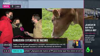 Isaac y Marifé, ganaderos de vacuno de modelo extensivo en Os Ancares, Galicia, en 'La Roca'