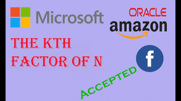 LeetCode 1492. The kth Factor of n C++ Code Simple Solution