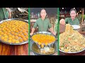 Fry 120 Eggs and Cook Yellow Noodle Delicious - Cooking with Sros
