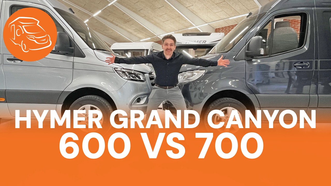 HYMER Grand Canyon 600 vs 700 – Sammenligning med Mads hos Camperservice