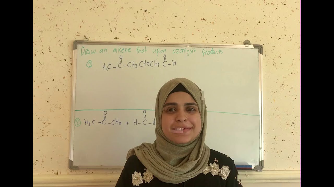 organic chemistry, alkenes and alkynes, ozonolysis, chapter 3, vid.10