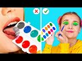 HOW TO SNEAK FOOD AND MAKEUP ANYWHERE YOU GO || Crazy School Hacks By 123GO! LIVE