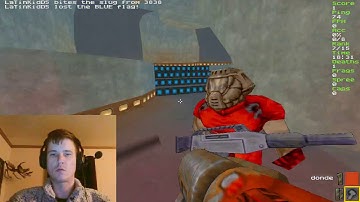 Slippery When Wet Pick Up Flag Capture Quake 2 CTF RailwarZ