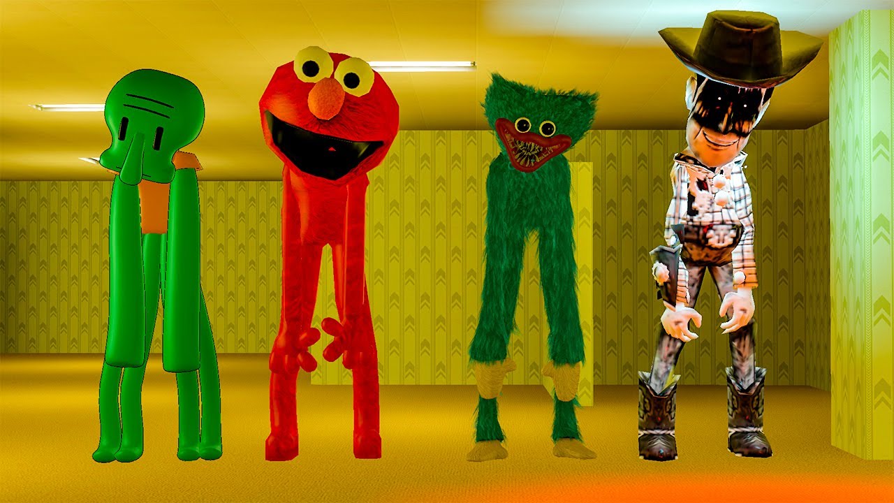 Poppy Playtime Gmod Addon NPC 5 | Huggy Wuggy, Skwidwod Tenktales, Elmo, Corrupted Woody