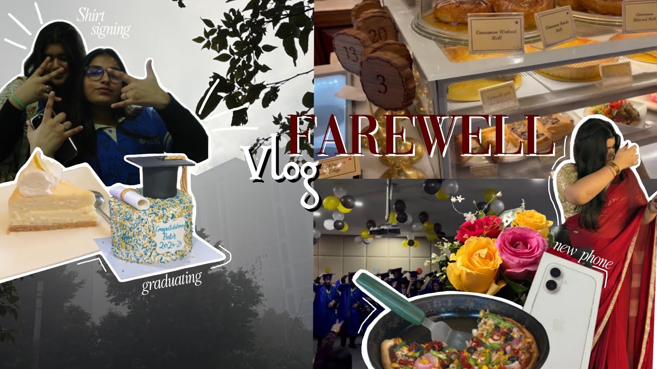 Farewell Vlog | Batch of 2025 | ₊ ‧₊˚౨ৎ˚₊ ‧₊ - YouTube